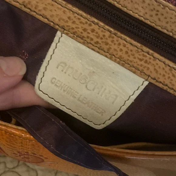 Anuschka Flying Jewels Small Ruched Flap Boho Shoulder Bag Limited Ed, Like New - Picture 12 of 14